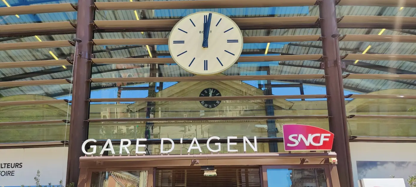 Gare SNCF d'Agen, desservie par Taxi Avenue